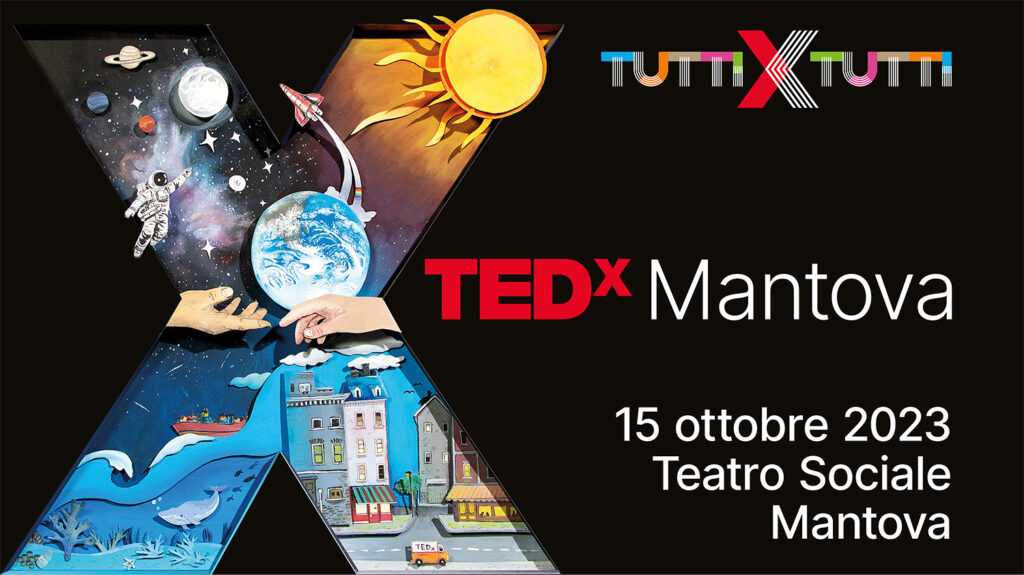 Sigla al fianco di TEDxMantova 2023